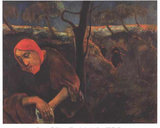 Paul Gauguin - Cristo no Horto das Oliveiras - 1889